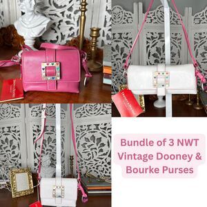 Bundle of 3 NWT Vintage Dooney & Bourke Purses